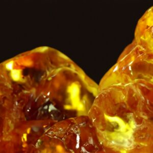 a close up of some very pretty yellow rocks
