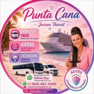 Josianne Theoret transfert et location Punta Cana